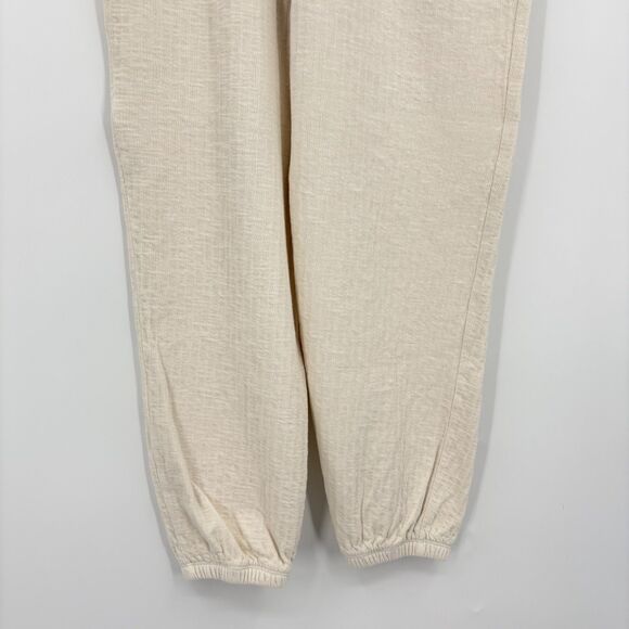 Apiece Apart Dinas Organic Cotton Joggers in Ivory, Sz Small, Luxury Capsule - Picture 6 of 12